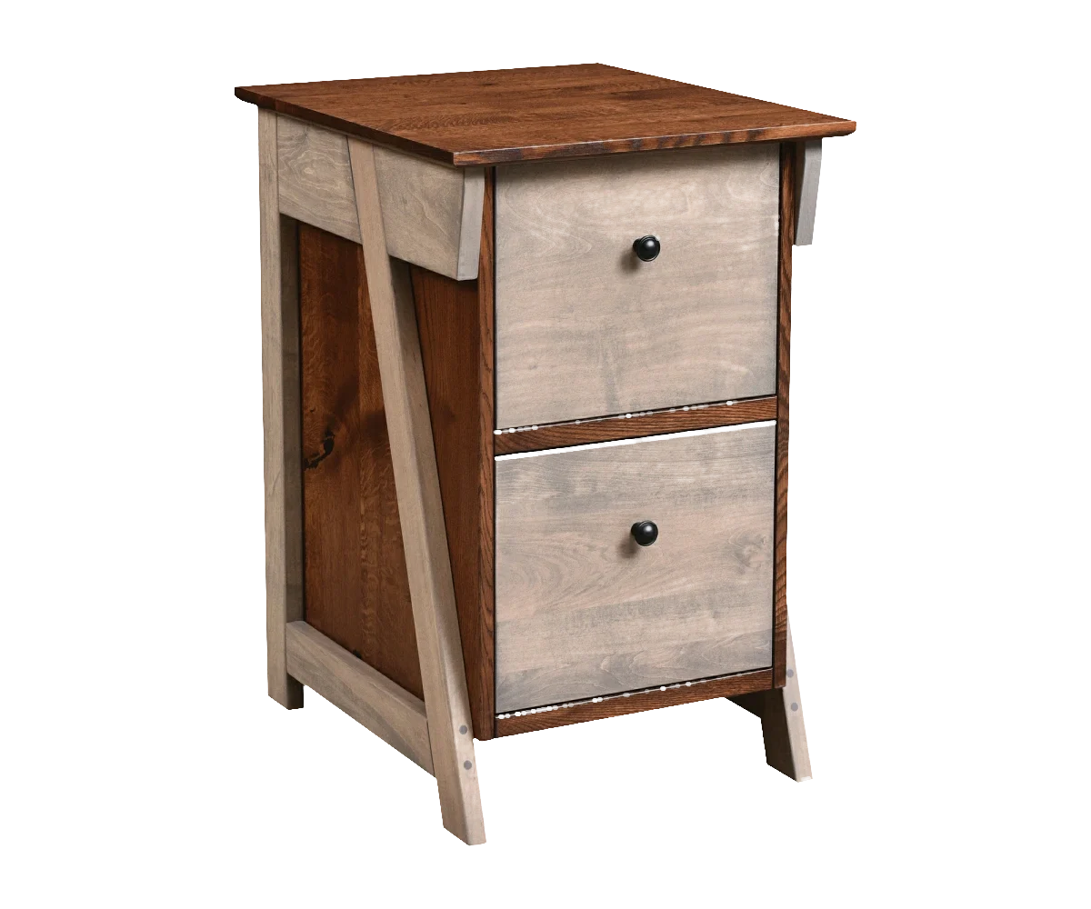 Amish Timberline 2 Drawer File Cabinet