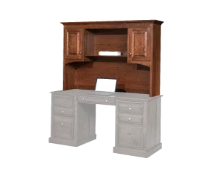 Amish Traditional Hutch* for 62" Desk (Drawing)