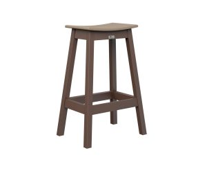 Saddle Bar Stool by Berlin Gardens