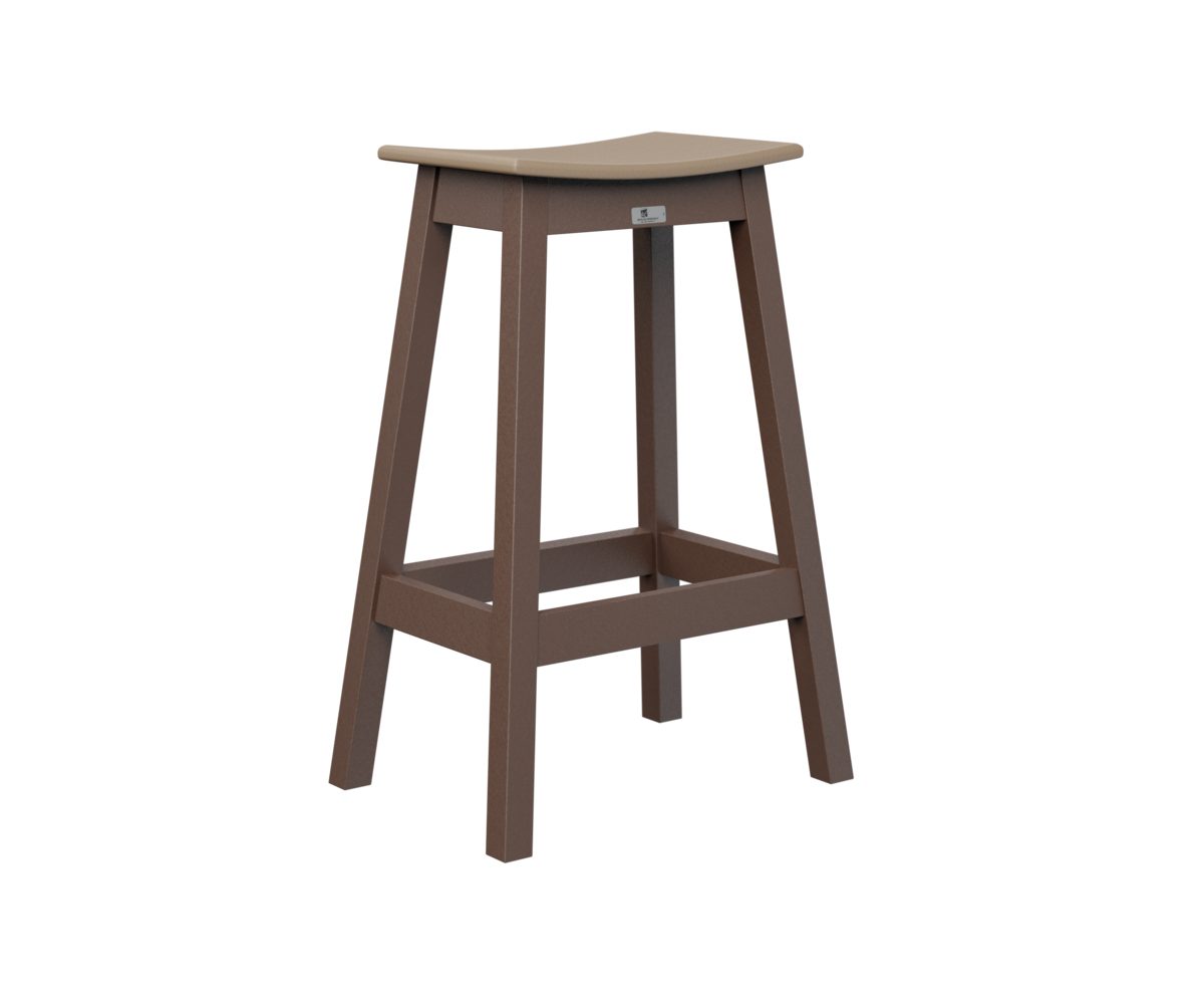 Saddle Bar Stool by Berlin Gardens