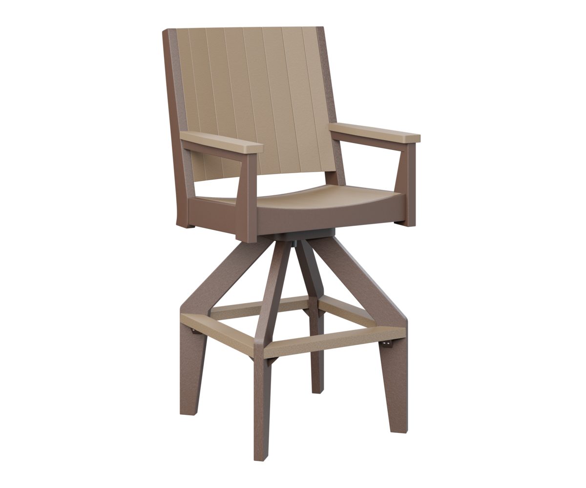 Mayhew Chat Extra Tall Swivel Chair by Berlin Gardens