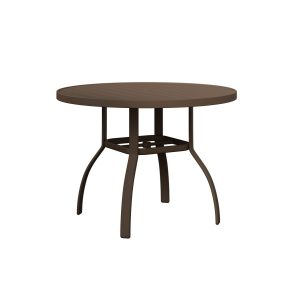 Murphy 42” Round Aluminum Dining Table by Berlin Gardens