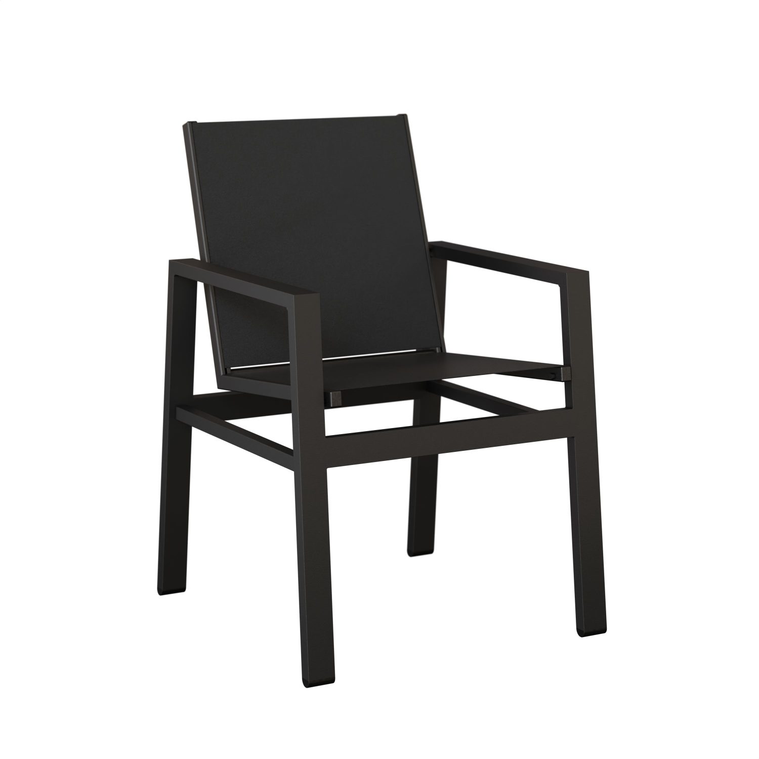 Vida Aluminum+Sling Dining Chair by Berlin Gardens