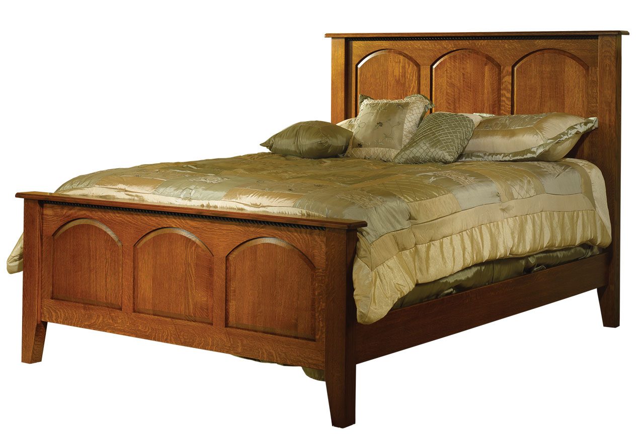Amish Carlisle Shaker Bed