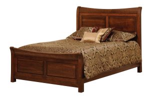 Amish Wilkshire Bevel Panel Bed