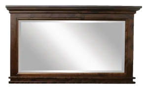 Amish Brooklyn Landscape Wall Mirror with Flared Edges