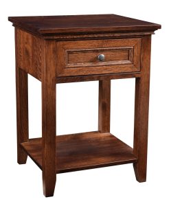 Amish Brooklyn 1 Drawer - Open Nightstand