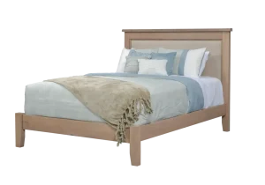 Amish Chloe Fabric Panel Bed