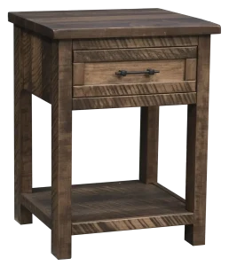 Amish Denali 1 Drawer Nightstand with Shelf