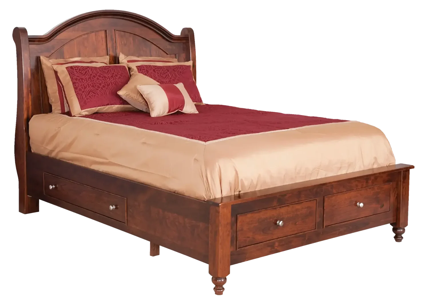 Amish Duchess Sleigh Bed