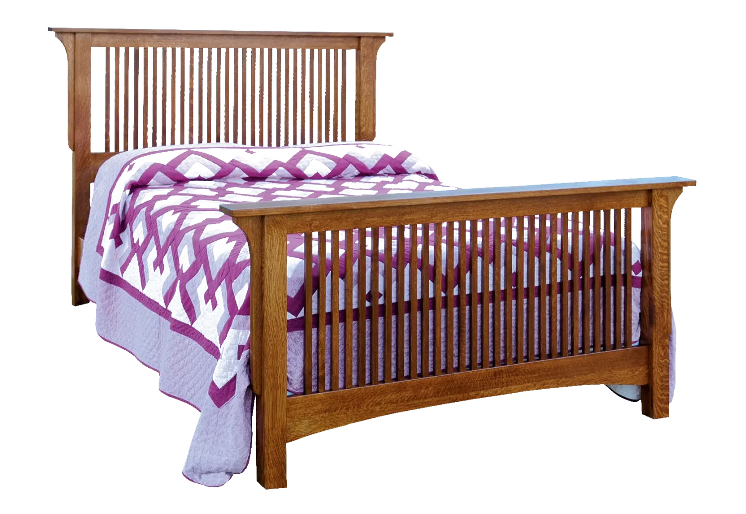 Amish Empire Mission Spindle Bed