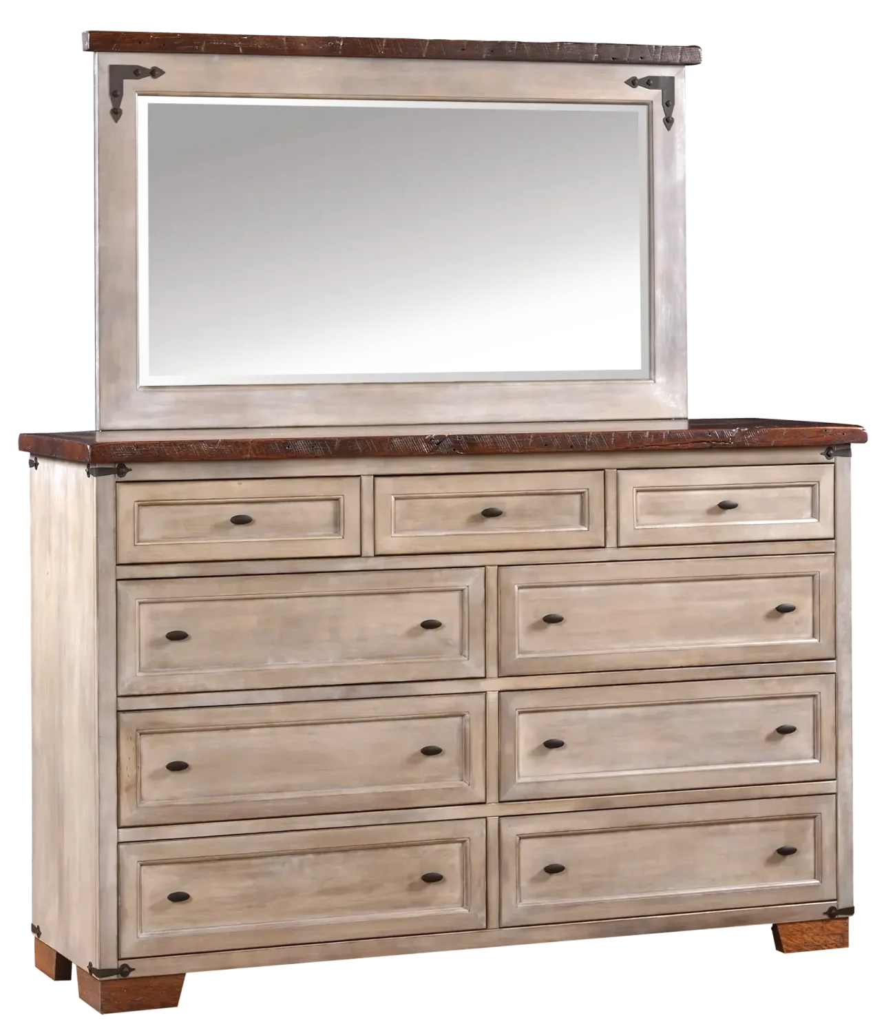 Amish Farmhouse Heritage Tall Dresser Only