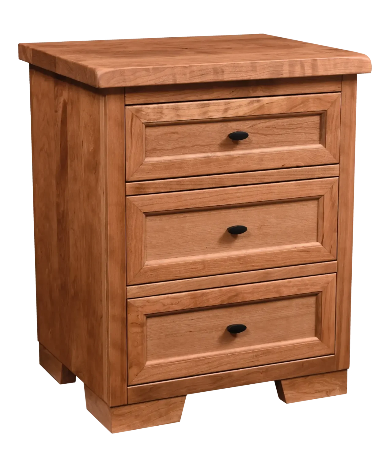 Amish Farmhouse 3 Drawer Nightstand