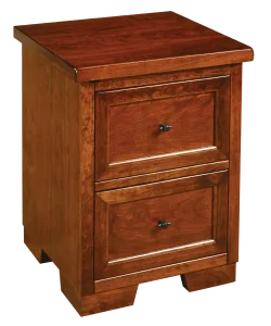 Amish Farmhouse 2 Drawer Nightstand