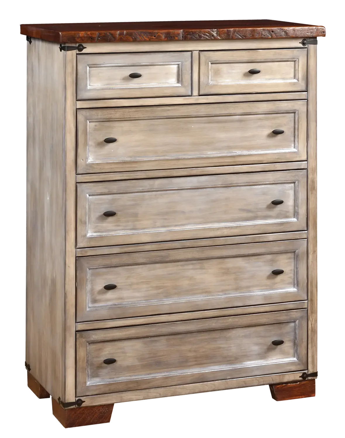 Amish Farmhouse Heritage 6 Drawer Chest