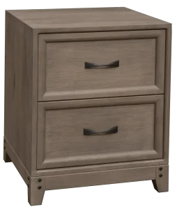 Amish Glendale 2 Drawer Nightstand