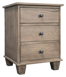 Amish Kensington Nightstand with 3 Drawers