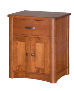 Amish Meridian Nightstand with 2 Door and 1 Drawer