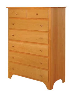 Amish Shaker 7 Drawer Chest