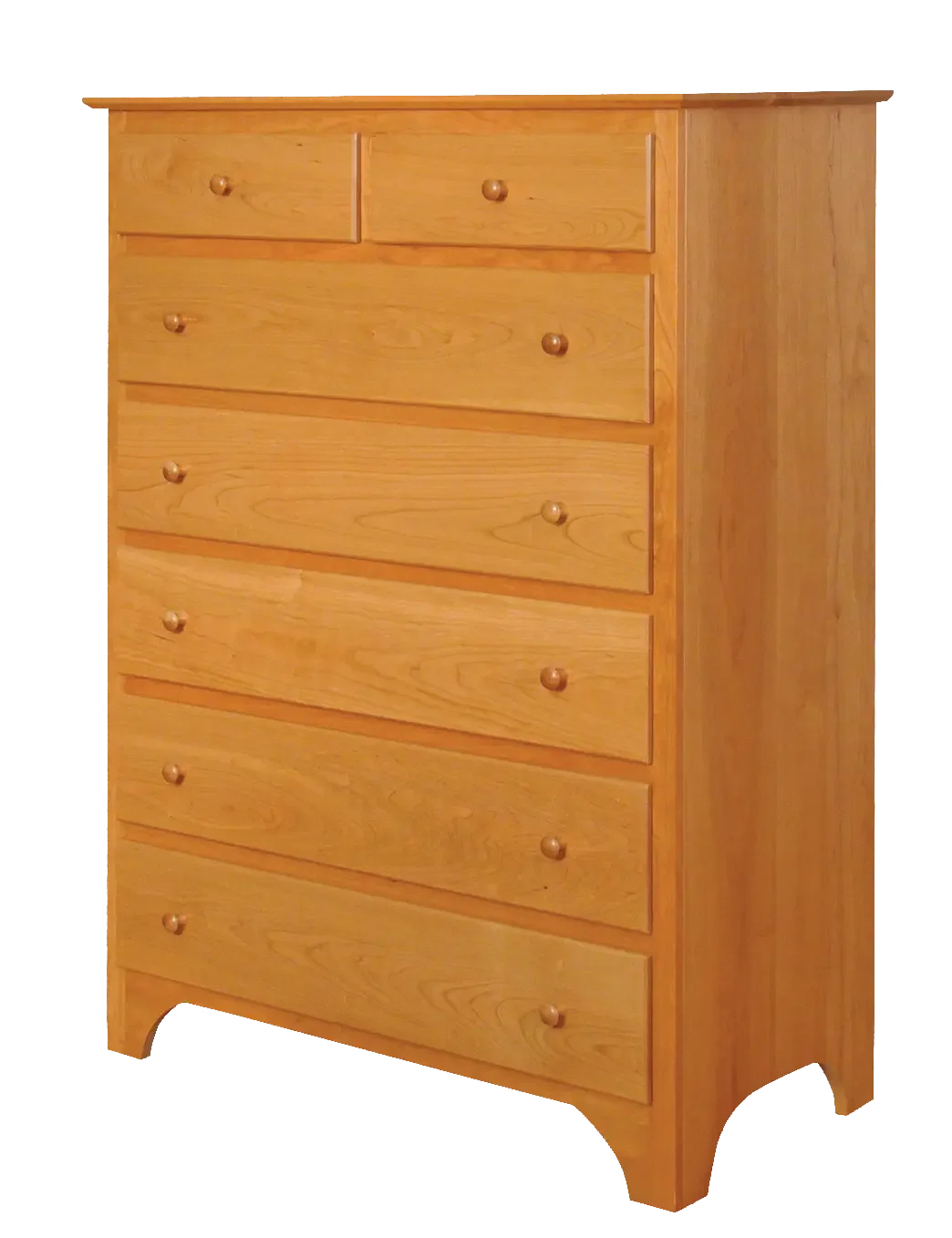 Amish Shaker 7 Drawer Chest