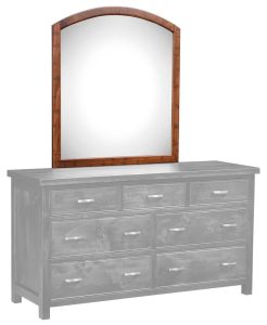 Amish Timbermill Arch Mirror