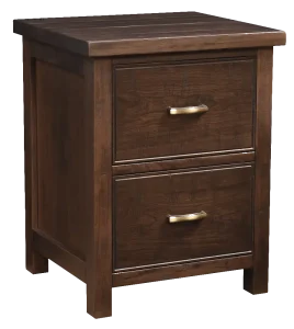 Amish Timbermill 2 Drawer Nightstand