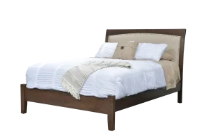 Amish Kingston Fabric Panel Bed