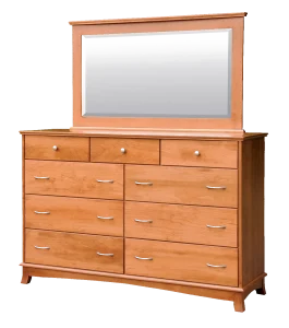 Amish Crescent 66" Tall Dresser
