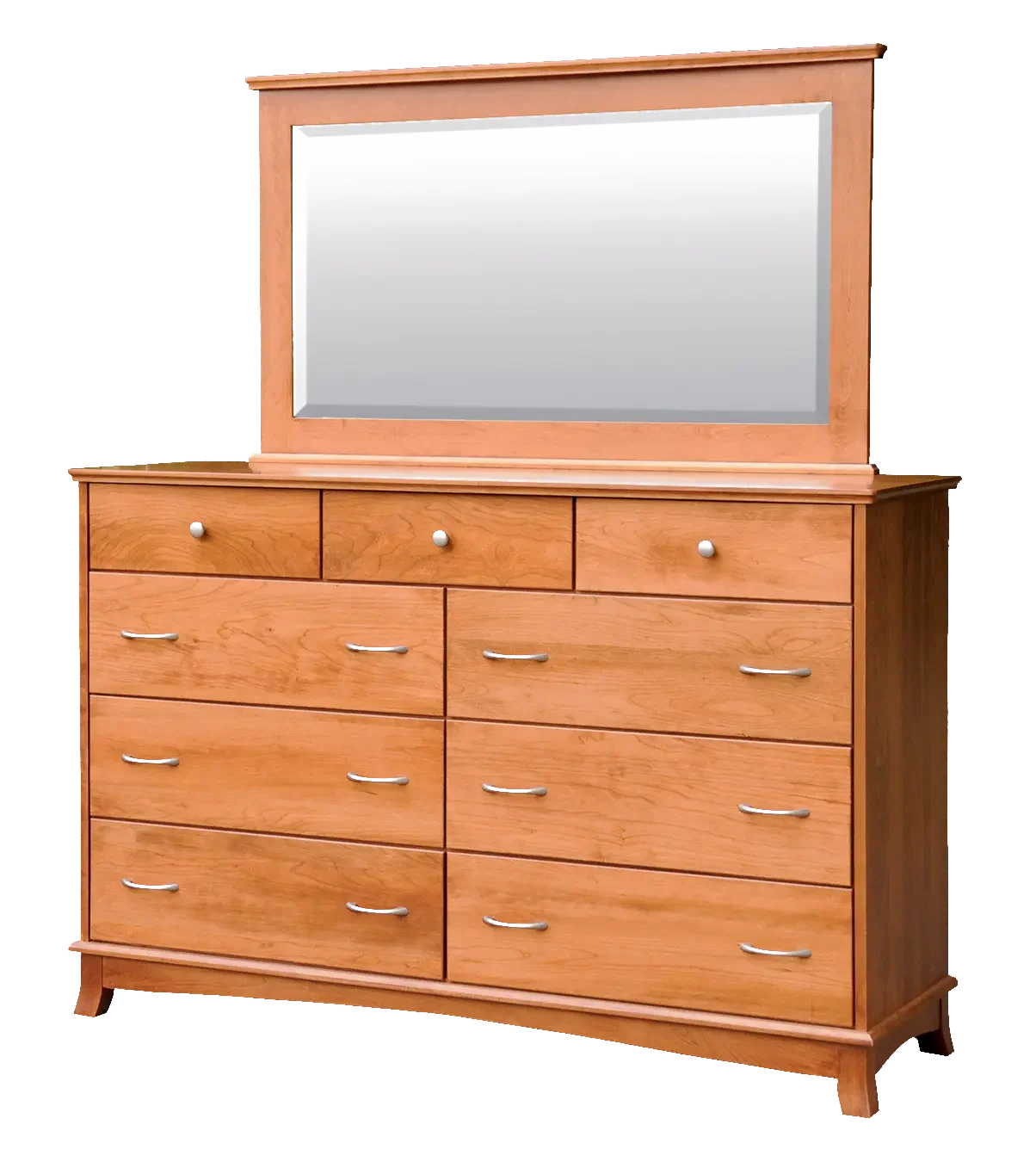 Amish Crescent 66" Tall Dresser