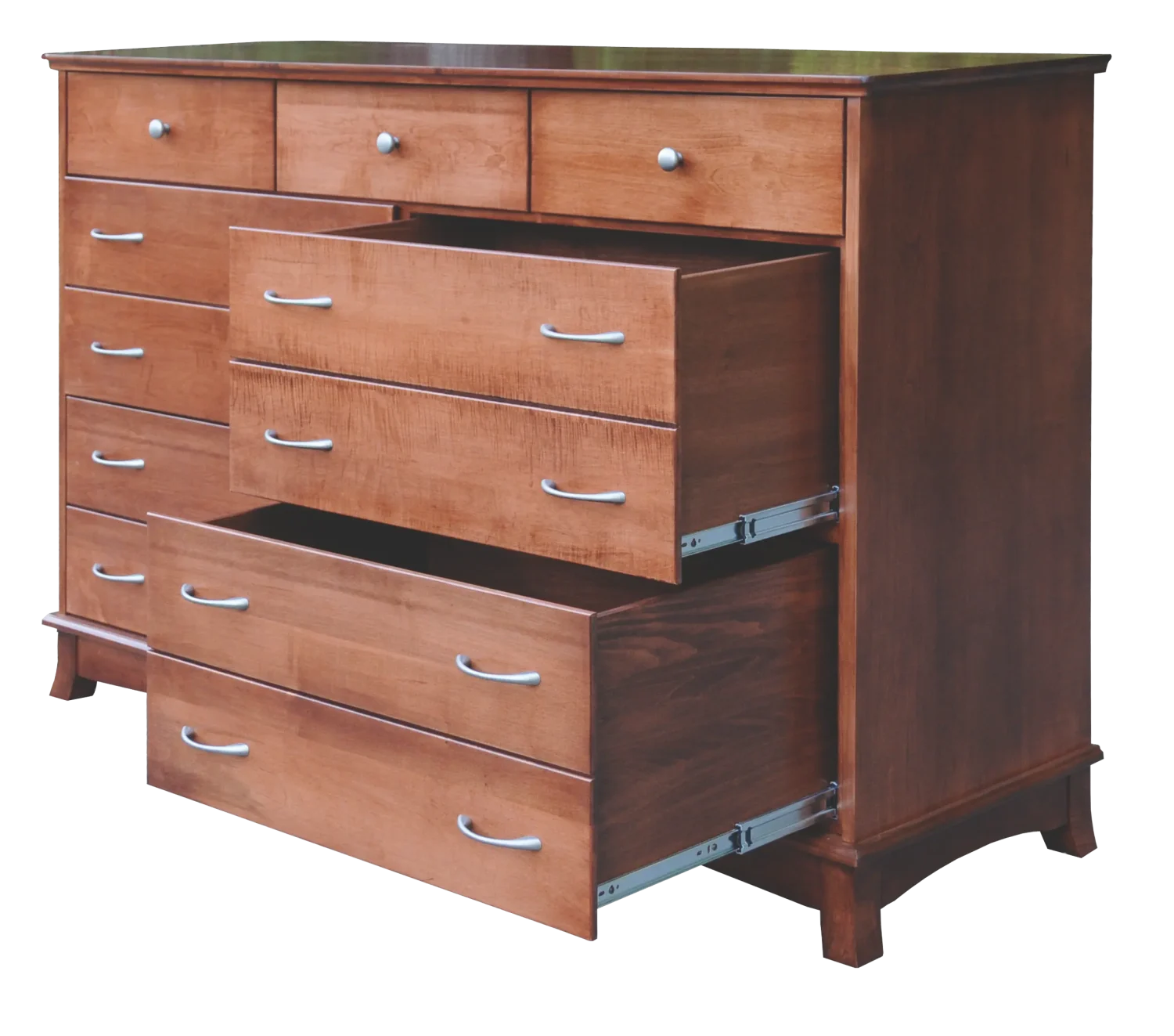 Amish Crescent Tall Dresser/Deep Drawers