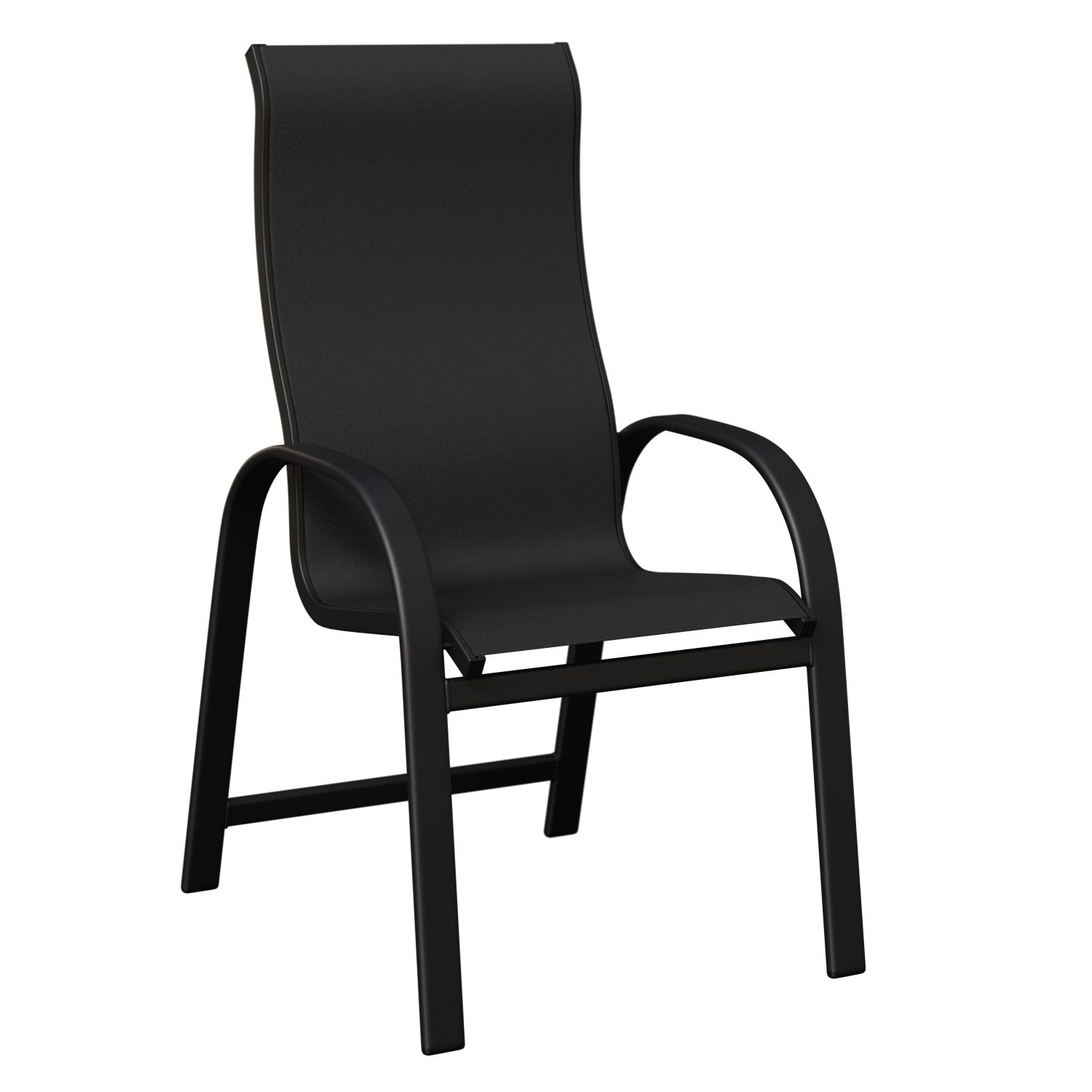 Murphy High Back Aluminum+Sling Dining Chair by Berlin Gardens