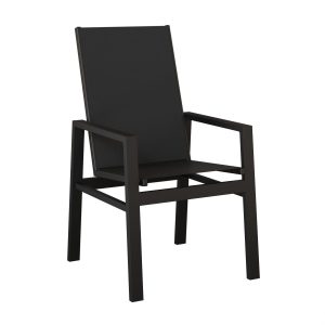 Vida High Back Aluminum+Sling Dining Chair by Berlin Gardens
