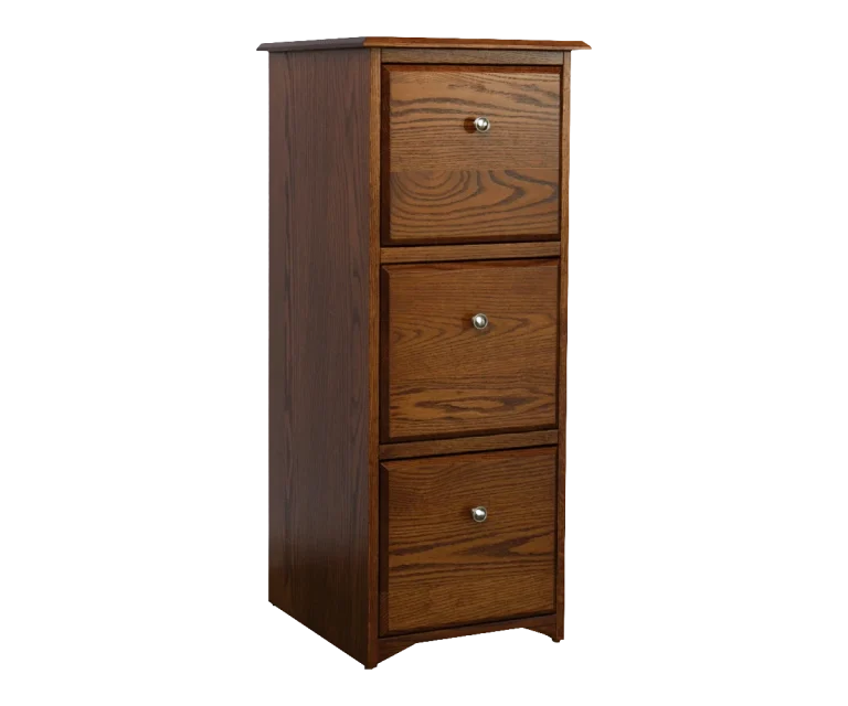 Amish Economy Three-Drawer File Cabinet
