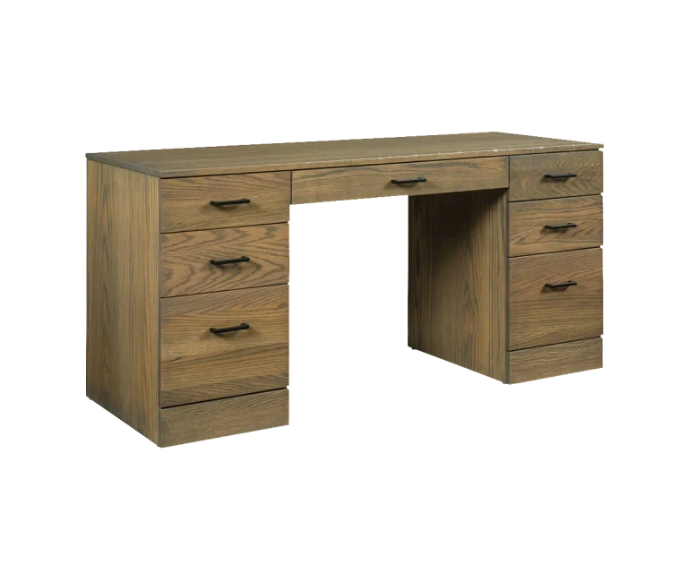 Amish Hudson Double Pedestal Desk