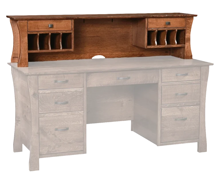 Amish Kapernaum Hutch Top (Finished Back Included)