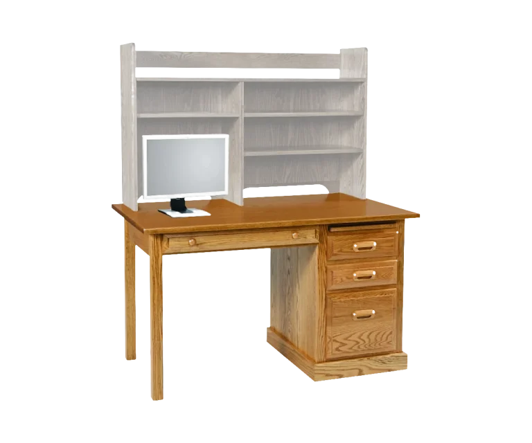 Amish Traditional Single Ped Desk