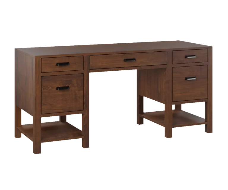 Amish Wakefield Double Pedestal Desk