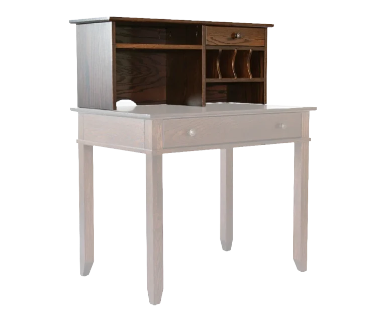 Amish Craftsman Desk Hutch Top
