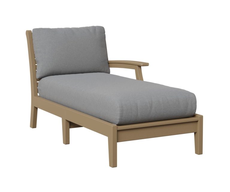 Classic Terrace Chaise Lounge with Left Arm by Berlin Gardens