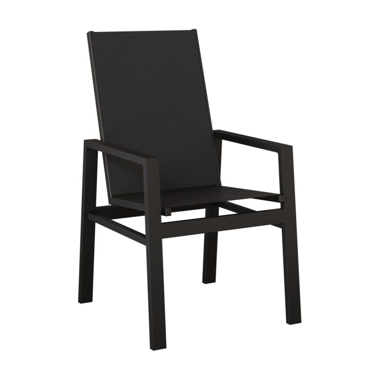 Vida High Back Aluminum+Sling Dining Chair by Berlin Gardens