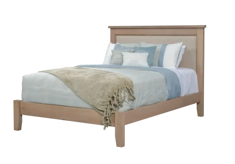 Amish Chloe Fabric Panel Bed