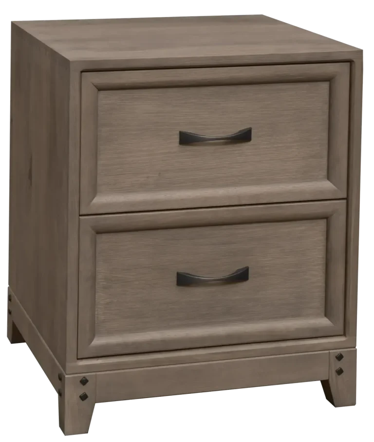Amish Glendale 2 Drawer Nightstand