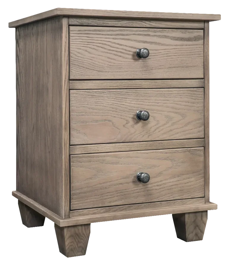 Amish Kensington Nightstand with 3 Drawers