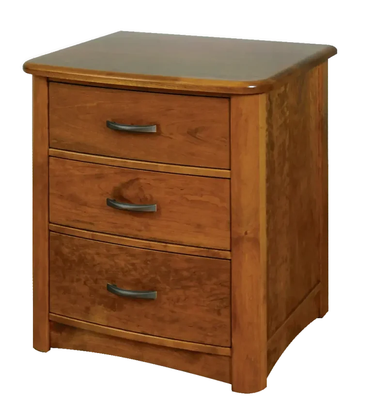 Amish Meridian Nightstand with 3 Drawer