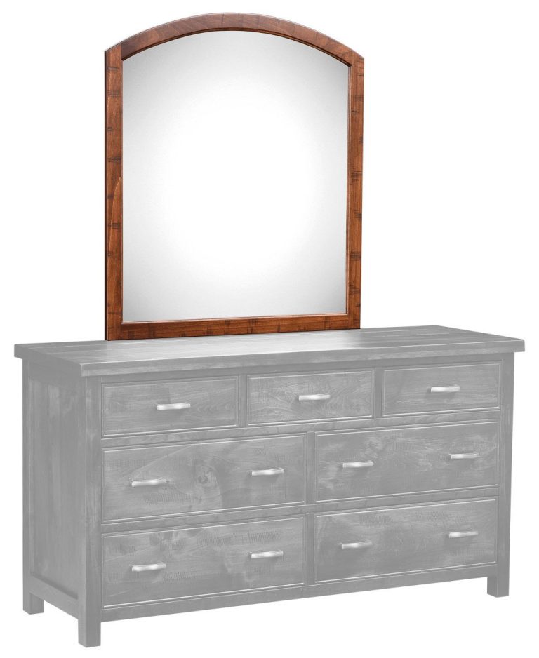 Amish Timbermill Arch Mirror