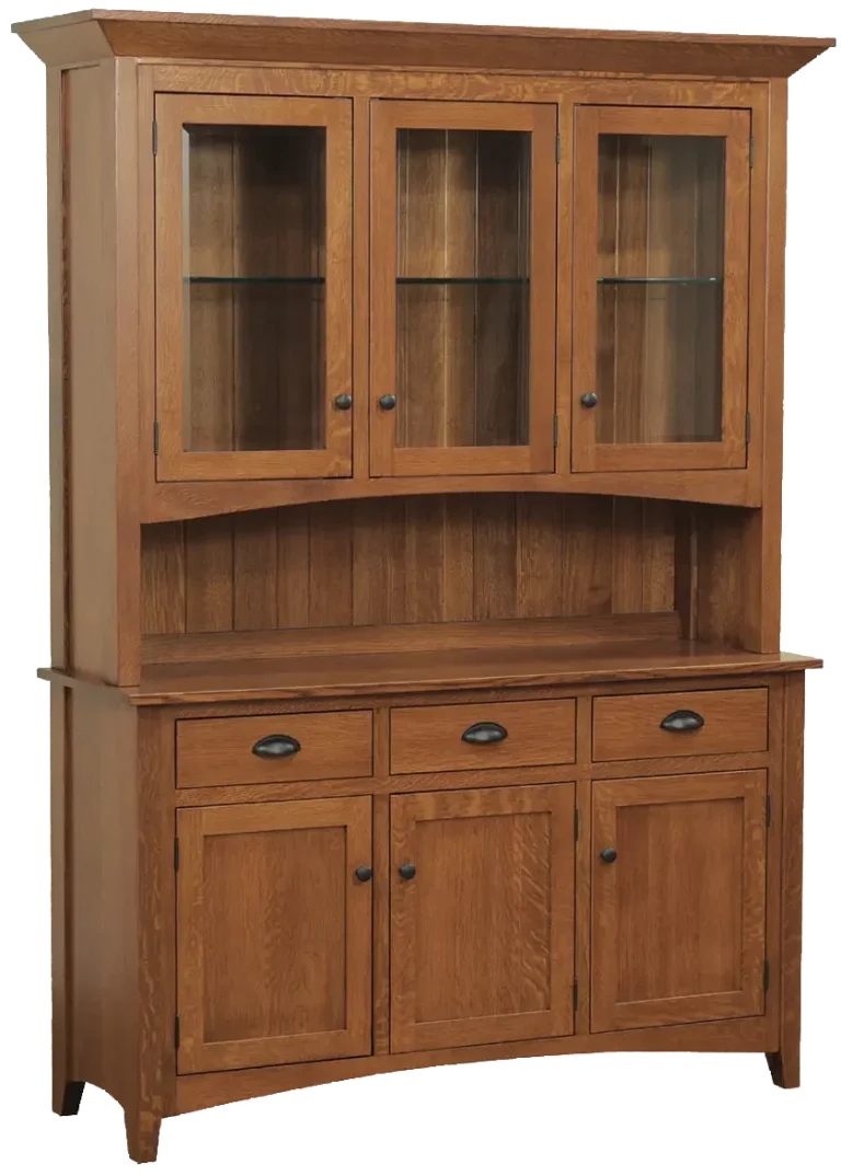 Amish Sara Ann 4 Door Hutch, Top Only