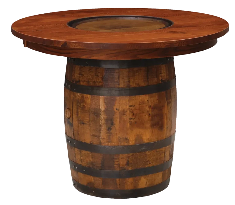 Amish Barrel Table – 42″ Round
