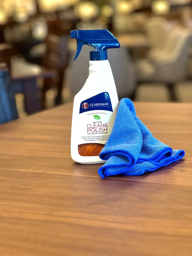 Rag and wood polish