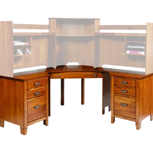 Amish Jacobsville Compact Corner Computer Desk