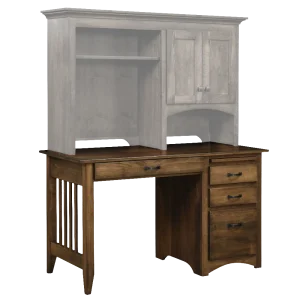 Amish Mission 23″D Single Ped Desk